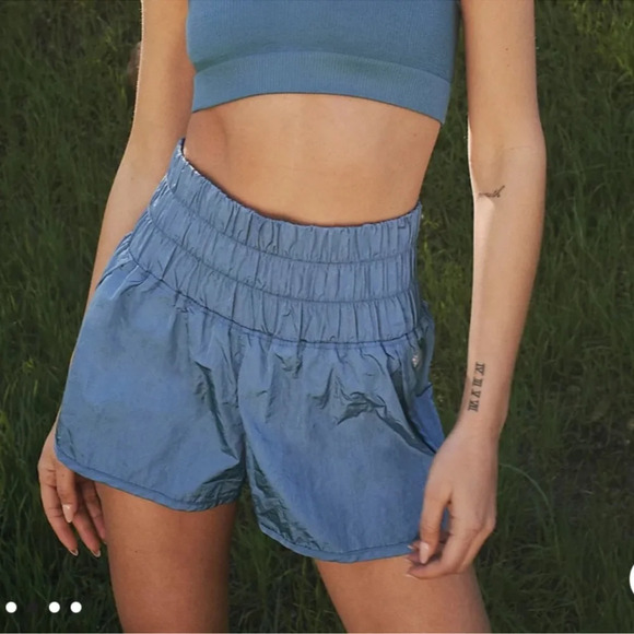 FP Movement by Free People Pants - FP Movement by Free People Women's The Way Home Shorts Bluestone Size XL
